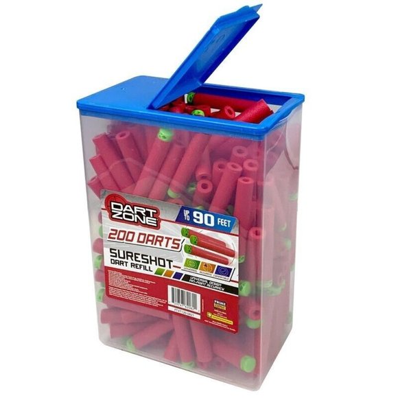 200ct Toy Gun Universal Compatible Darts - Dart Zone Covert Ops Dart Refill Box - Picture 3 of 7